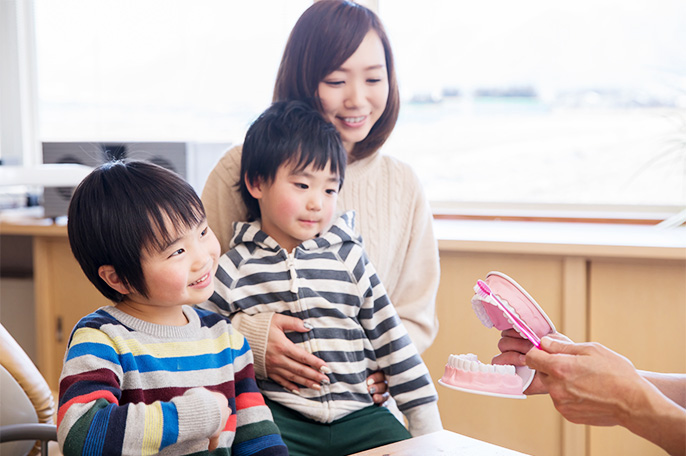 お子さんの歯並びについてもご相談ください